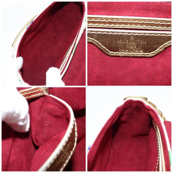 LOUIS VUITTON Monogram Multicolor Marilyn Shoulder Bag White M40206 Auth 138531A - Picture 15 of 16